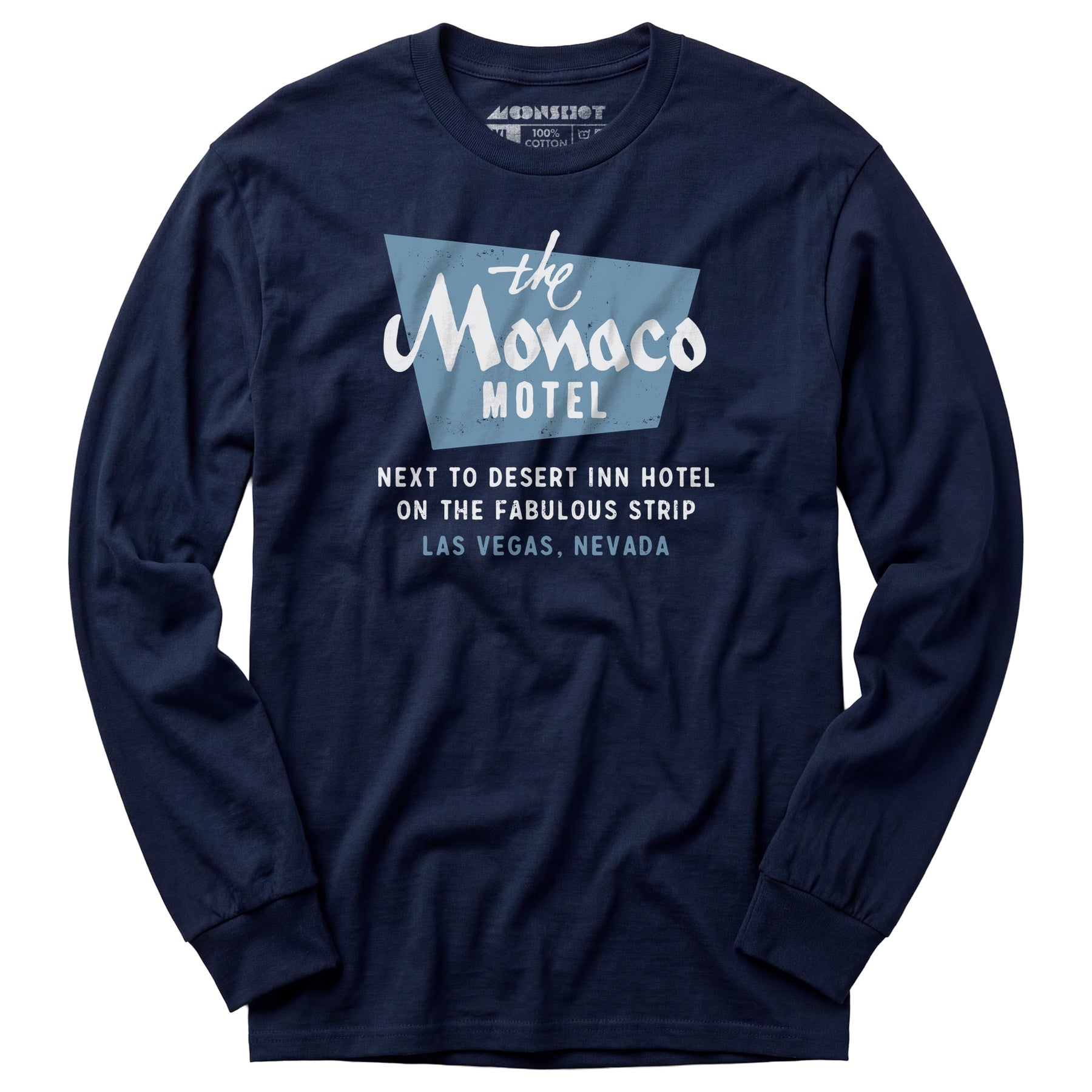 The Monaco Motel - Vintage Las Vegas - Long Sleeve T-Shirt