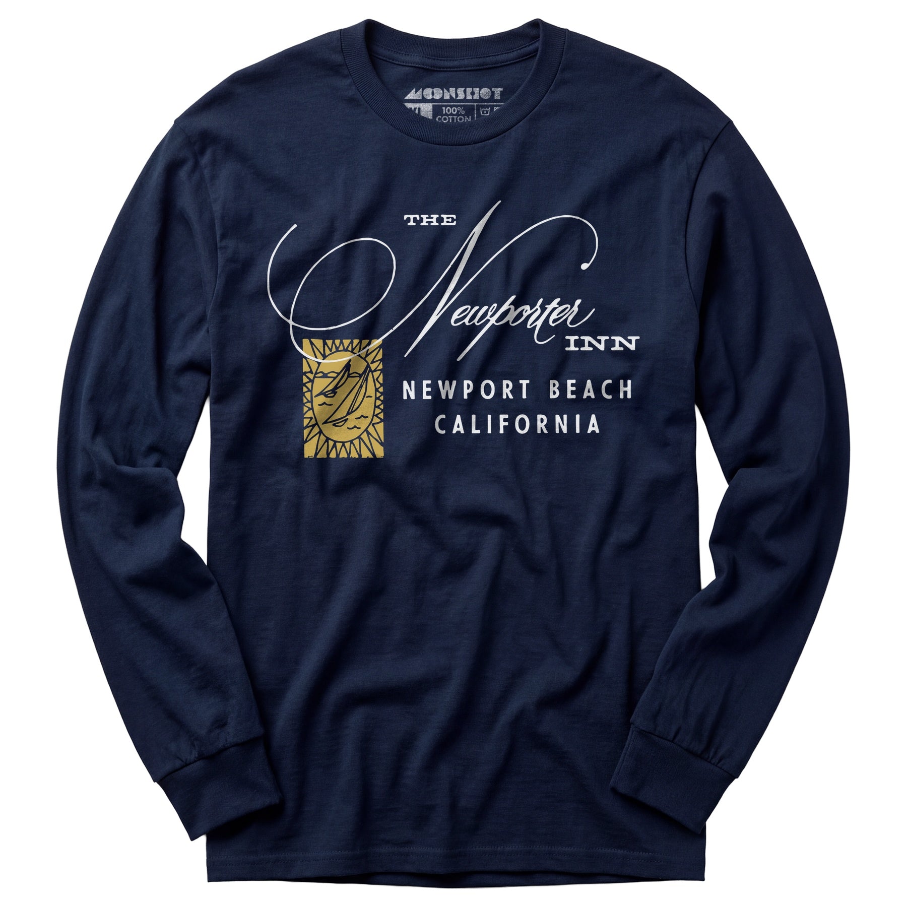 The Newporter Inn - Newport Beach, CA - Vintage Hotel - Long Sleeve T-Shirt