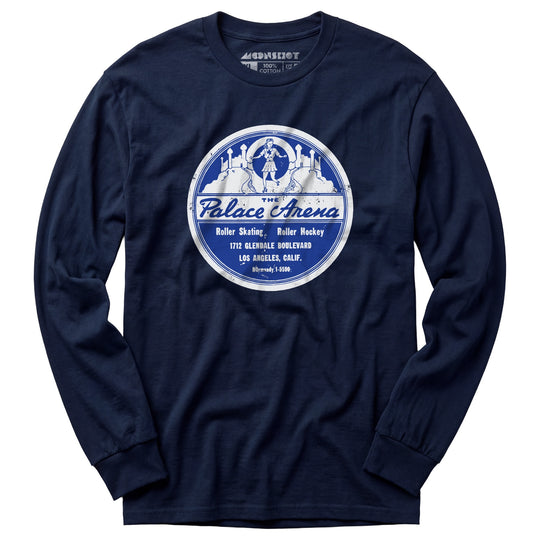 The Palace Arena - Los Angeles, CA - Vintage Roller Rink - Long Sleeve T-Shirt
