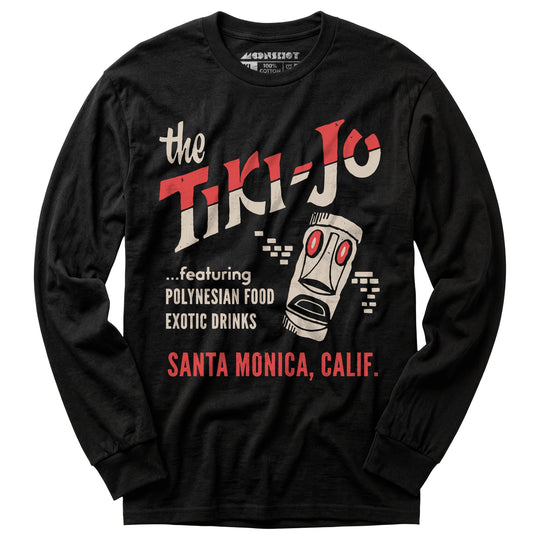 The Tiki-Jo - Santa Monica, CA - Vintage Tiki Bar - Long Sleeve T-Shirt
