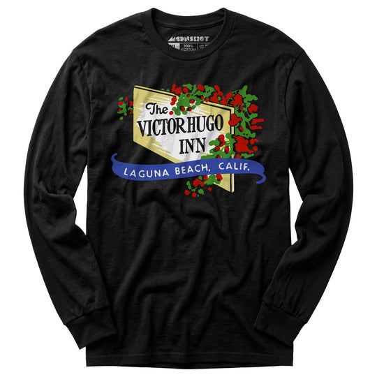 The Victor Hugo Inn - Laguna Beach, CA - Vintage Restaurant - Long Sleeve T-Shirt
