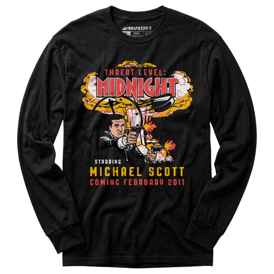 Threat Level Midnight - Long Sleeve T-Shirt