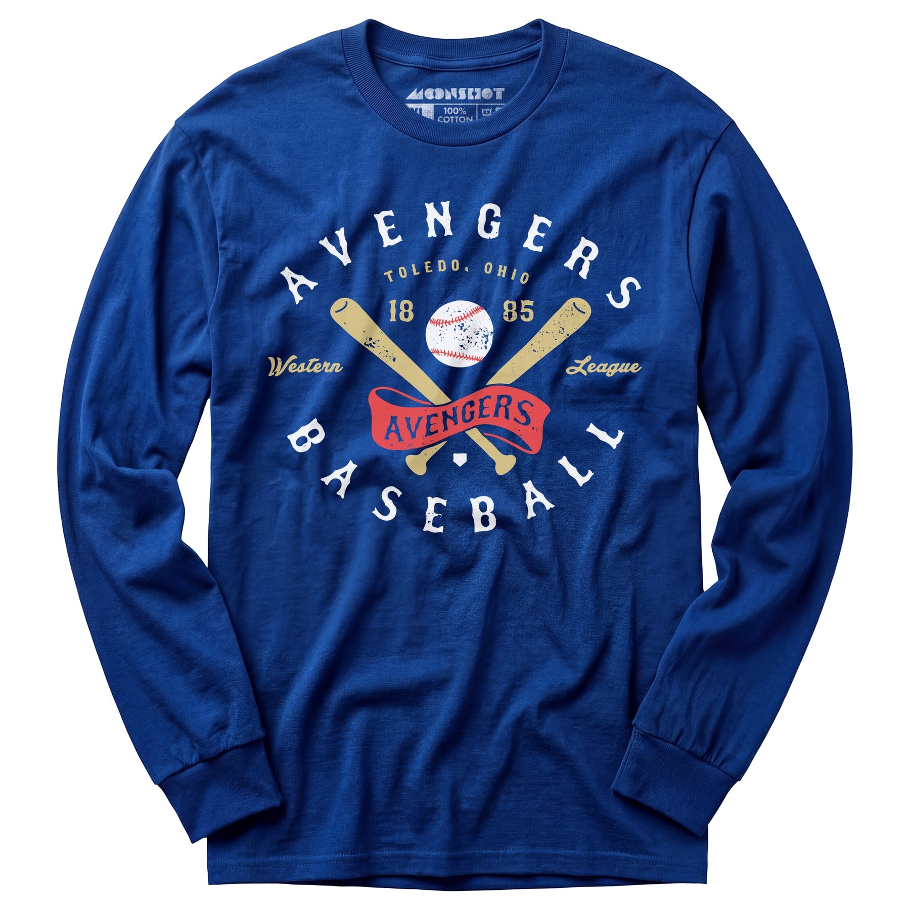 Toledo Avengers - Ohio - Vintage Defunct Baseball Teams - Long Sleeve T-Shirt