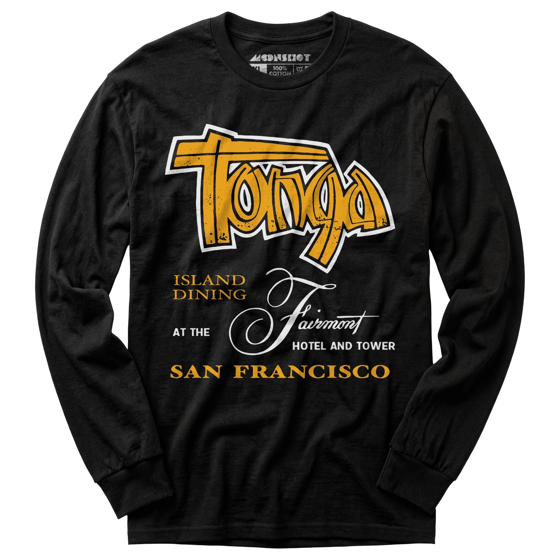 Tonga Room v3 - San Francisco, CA - Vintage Tiki Bar - Long Sleeve T-Shirt