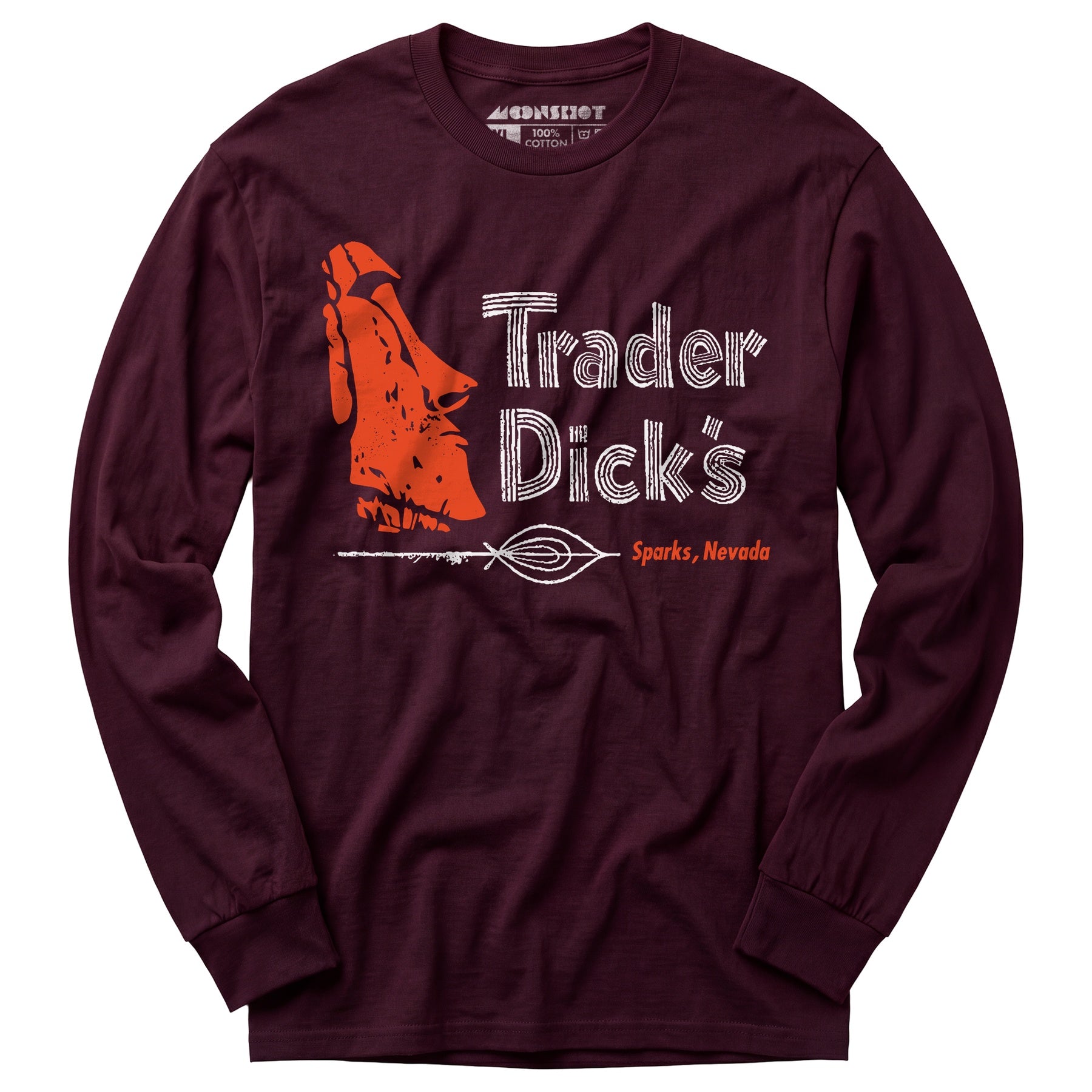 Trader Dick's - Sparks, NV - Vintage Tiki Bar - Long Sleeve T-Shirt