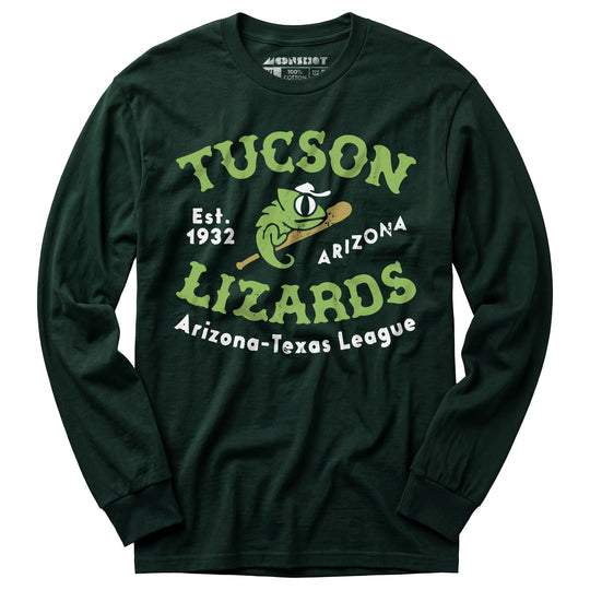 Tucson Lizards - Arizona - Vintage Defunct Baseball Teams - Long Sleeve T-Shirt