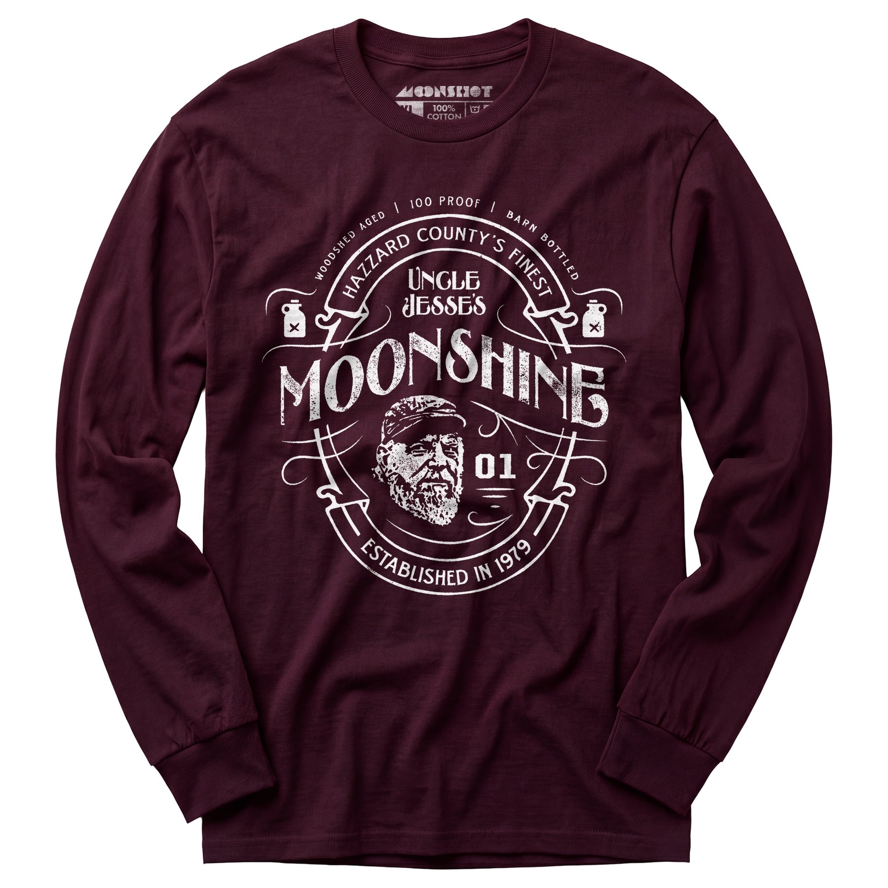 Uncle Jesse's Moonshine - Long Sleeve T-Shirt