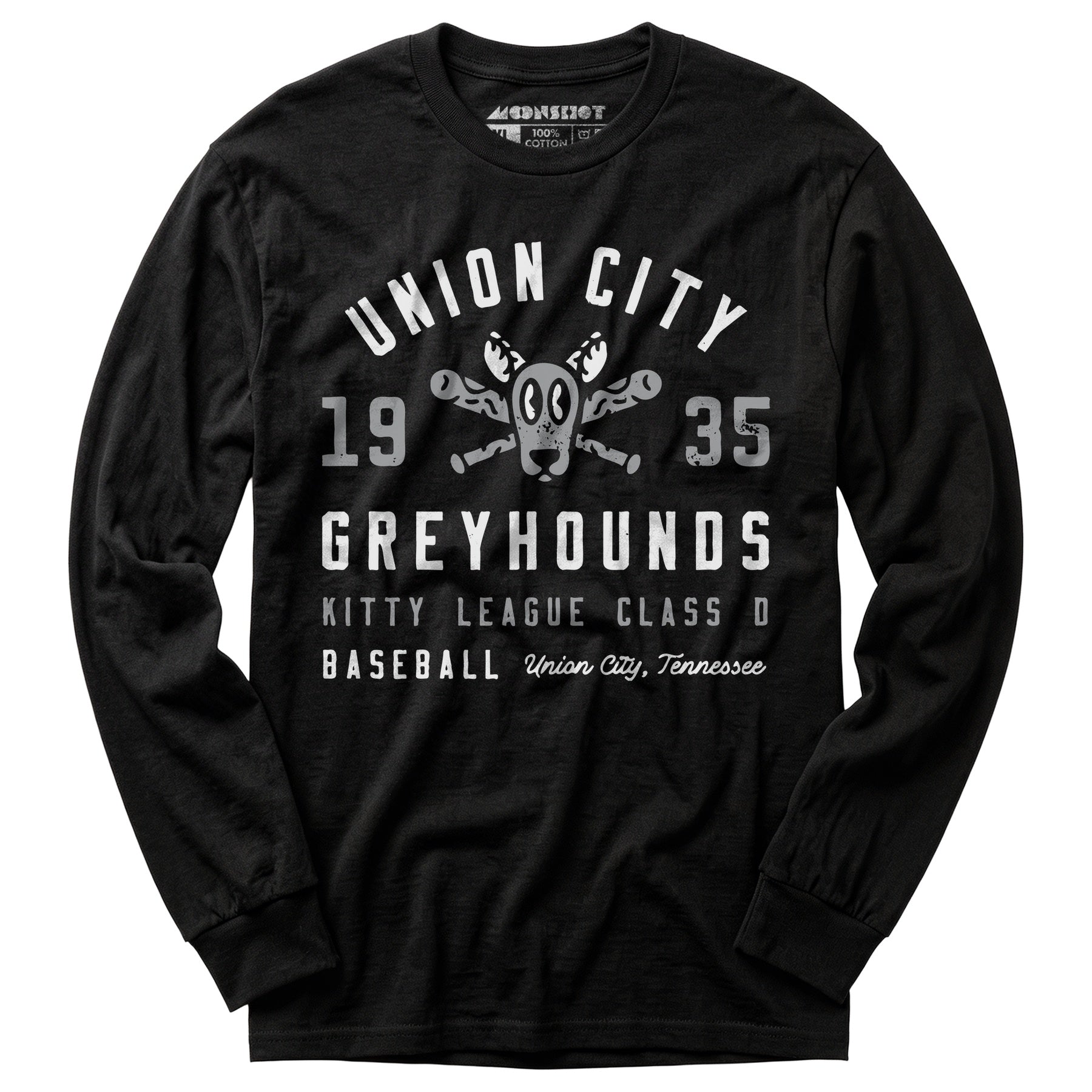 Union City Greyhounds - Tennessee - Vintage Defunct Baseball Teams - Long Sleeve T-Shirt