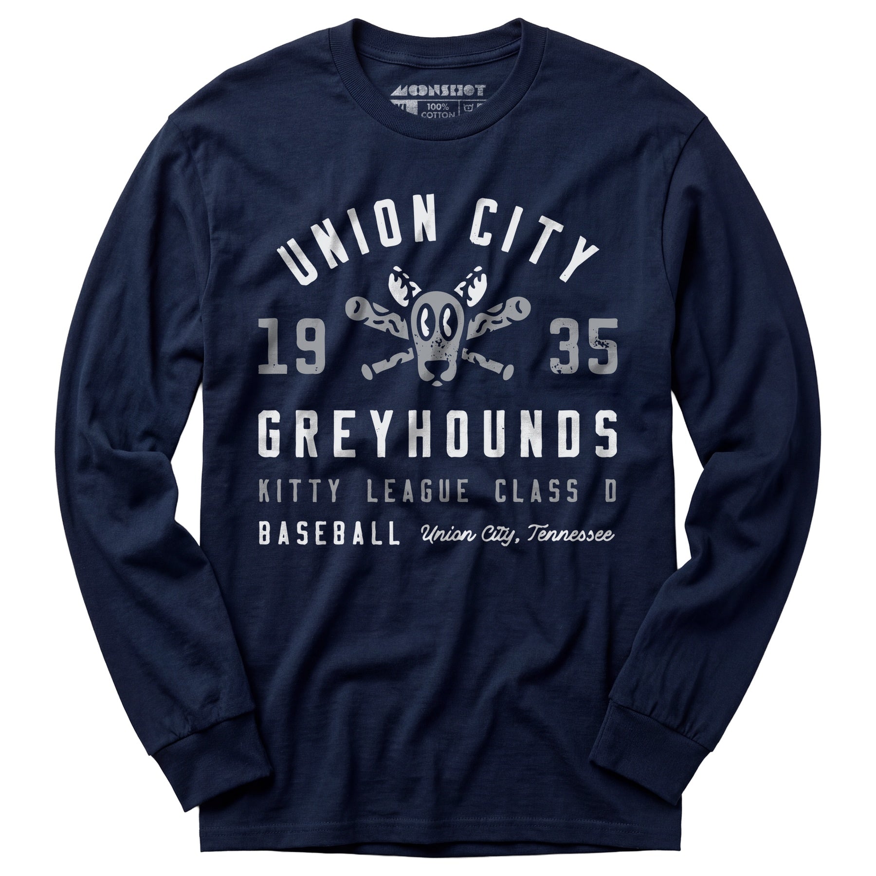 Union City Greyhounds - Tennessee - Vintage Defunct Baseball Teams - Long Sleeve T-Shirt