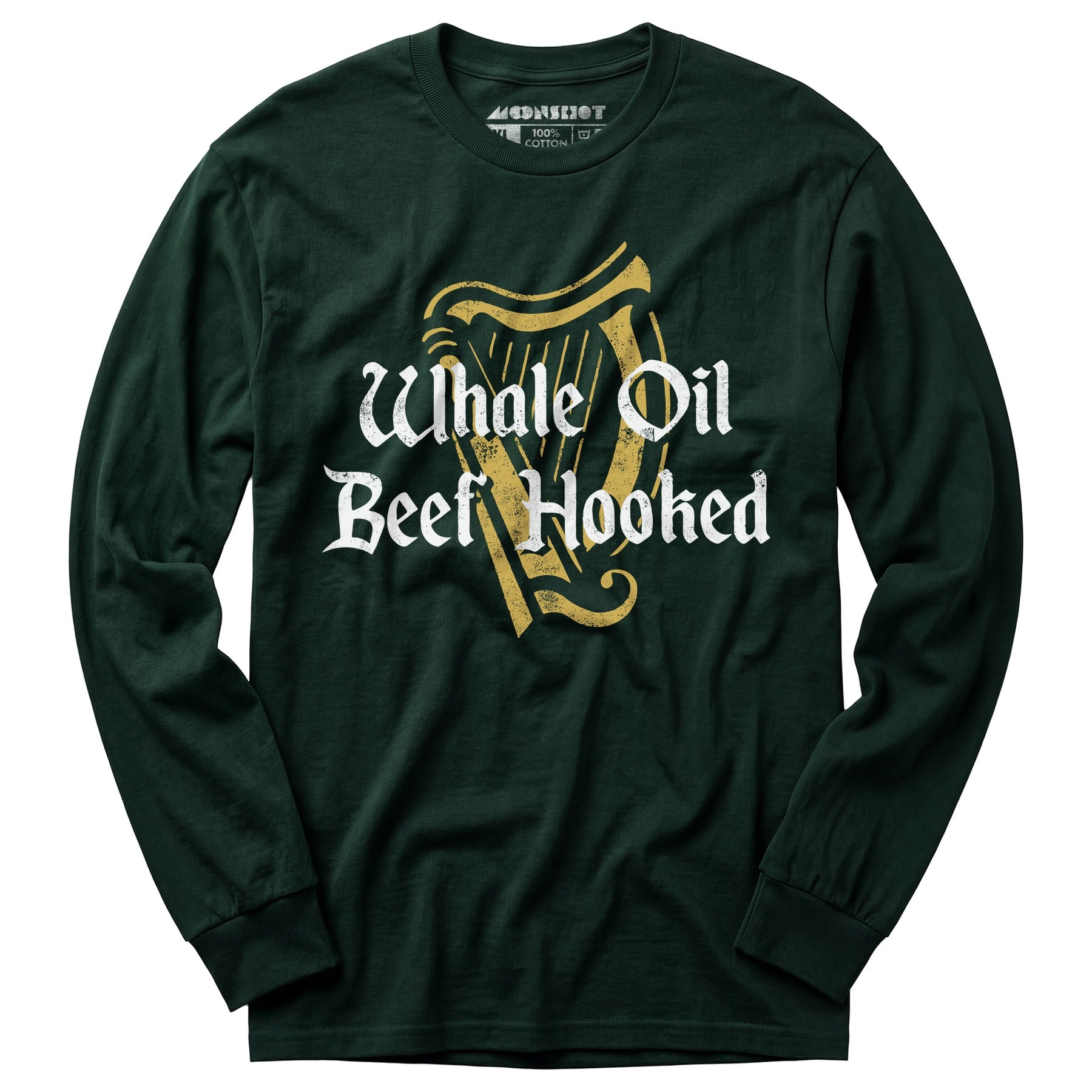 Whale Oil Beef Hooked - Long Sleeve T-Shirt