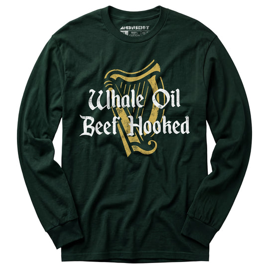 Whale Oil Beef Hooked - Long Sleeve T-Shirt