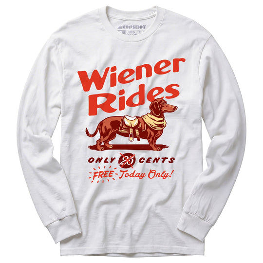 Wiener Rides - Long Sleeve T-Shirt