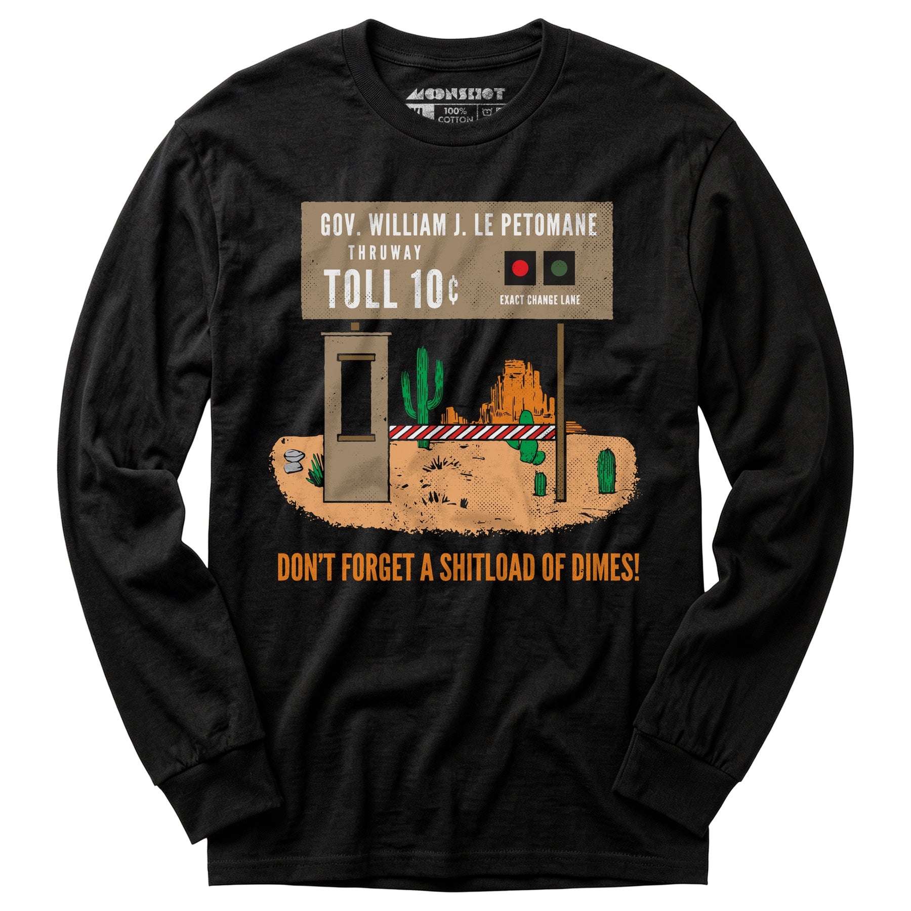 William J. Le Petomane Thruway - Long Sleeve T-Shirt