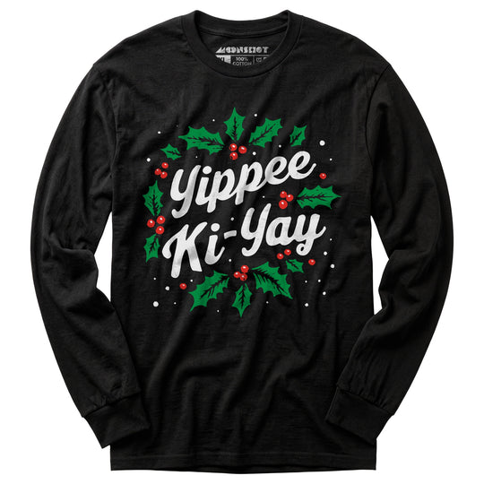Yippee-Ki-Yay Christmas - Long Sleeve T-Shirt