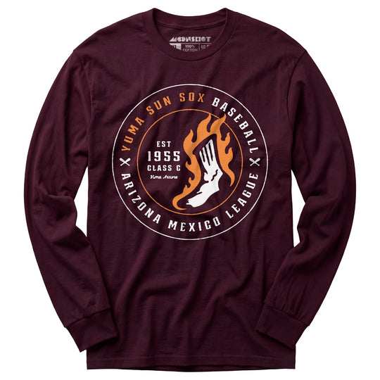 Yuma Sun sox - Arizona - Vintage Defunct Baseball Teams - Long Sleeve T-Shirt