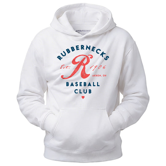Akron Rubbernecks - Ohio - Vintage Defunct Baseball Teams - Unisex Hoodie