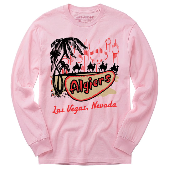 Algiers Hotel v2 - Vintage Las Vegas - Long Sleeve T-Shirt