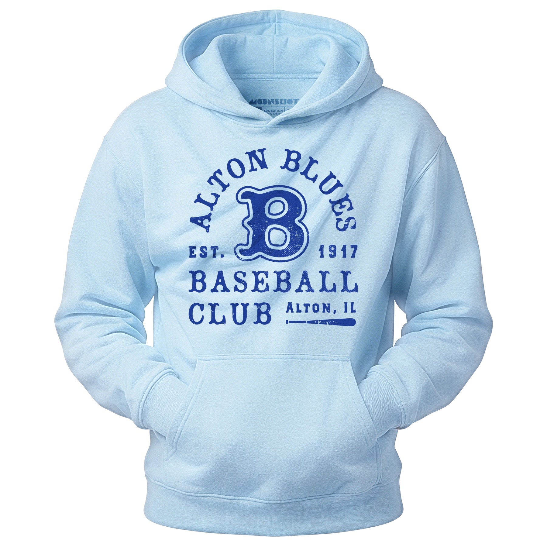 Alton Blues - Illinois - Vintage Defunct Baseball Teams - Unisex Hoodie