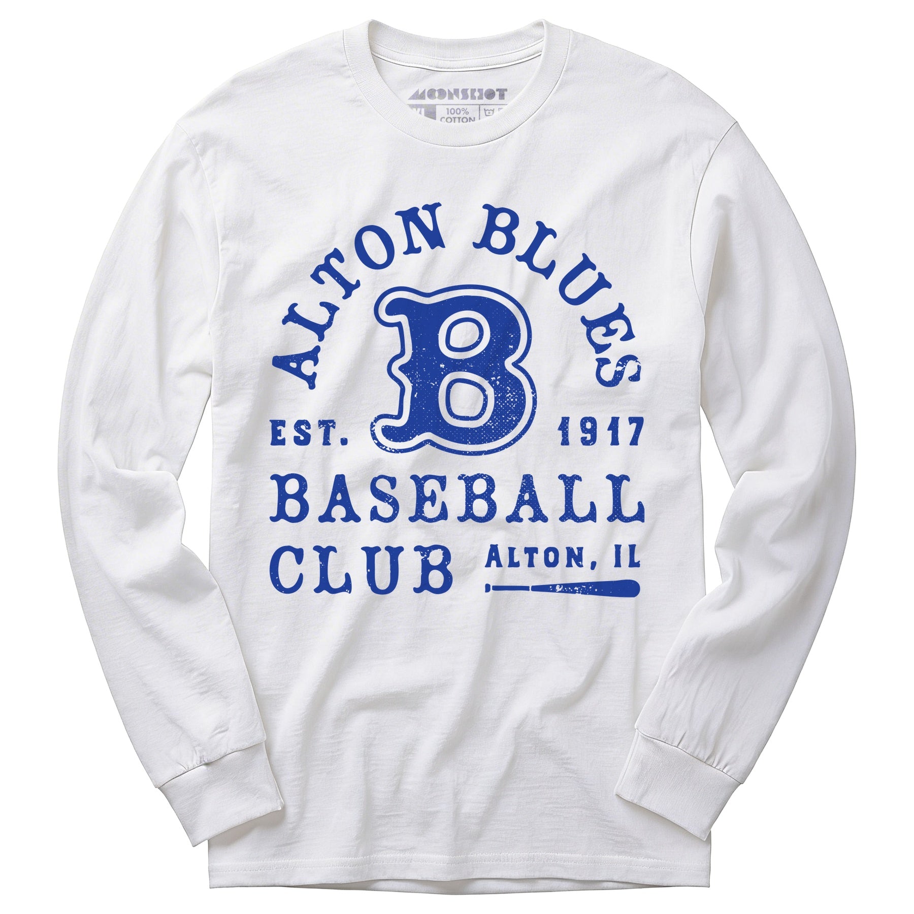 Alton Blues - Illinois - Vintage Defunct Baseball Teams - Long Sleeve T-Shirt