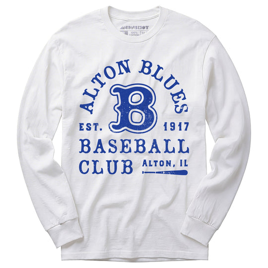 Alton Blues - Illinois - Vintage Defunct Baseball Teams - Long Sleeve T-Shirt