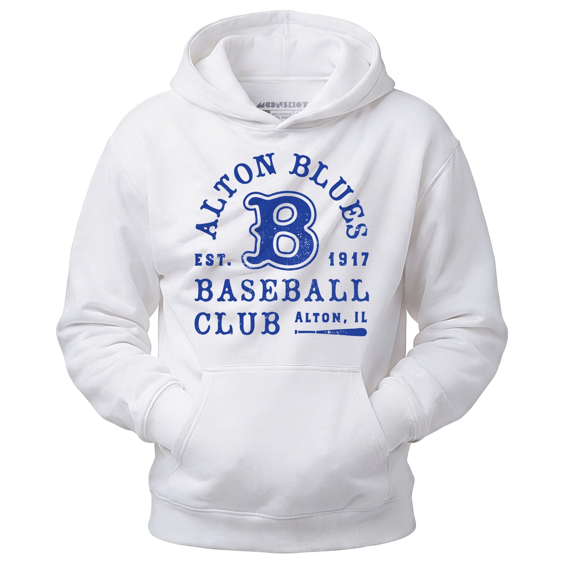 Alton Blues - Illinois - Vintage Defunct Baseball Teams - Unisex Hoodie
