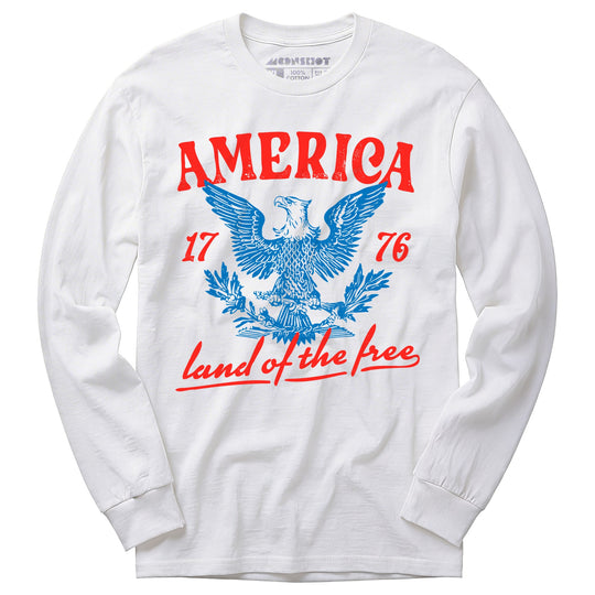 America Land of The Free - Long Sleeve T-Shirt