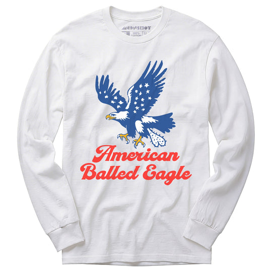 American Balled Eagle - Long Sleeve T-Shirt