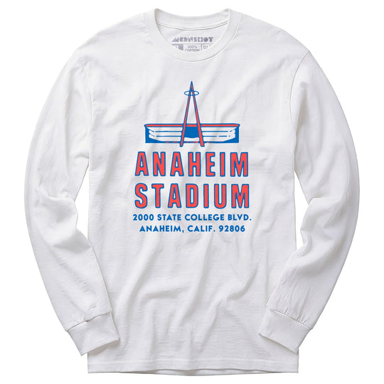 Anaheim Stadium Retro - Long Sleeve T-Shirt