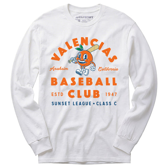 Anaheim Valencias - California - Vintage Defunct Baseball Teams - Long Sleeve T-Shirt
