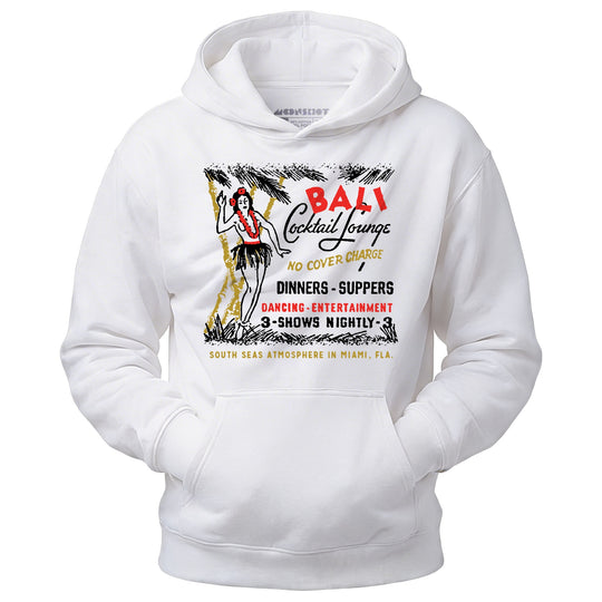 Bali Cocktail Lounge - Miami, FL - Vintage Tiki Bar - Unisex Hoodie