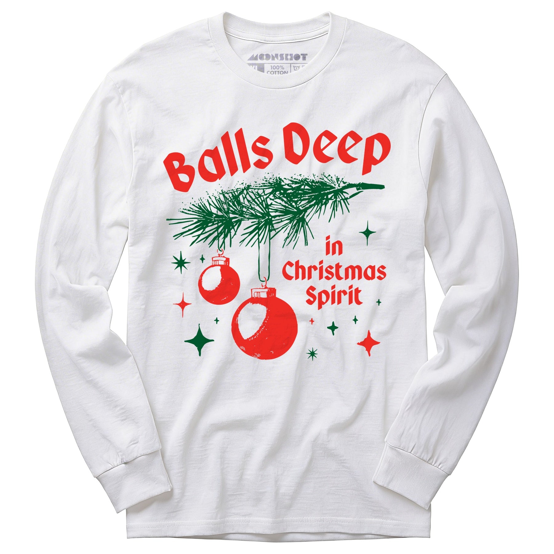 Balls Deep in Christmas Spirit - Long Sleeve T-Shirt