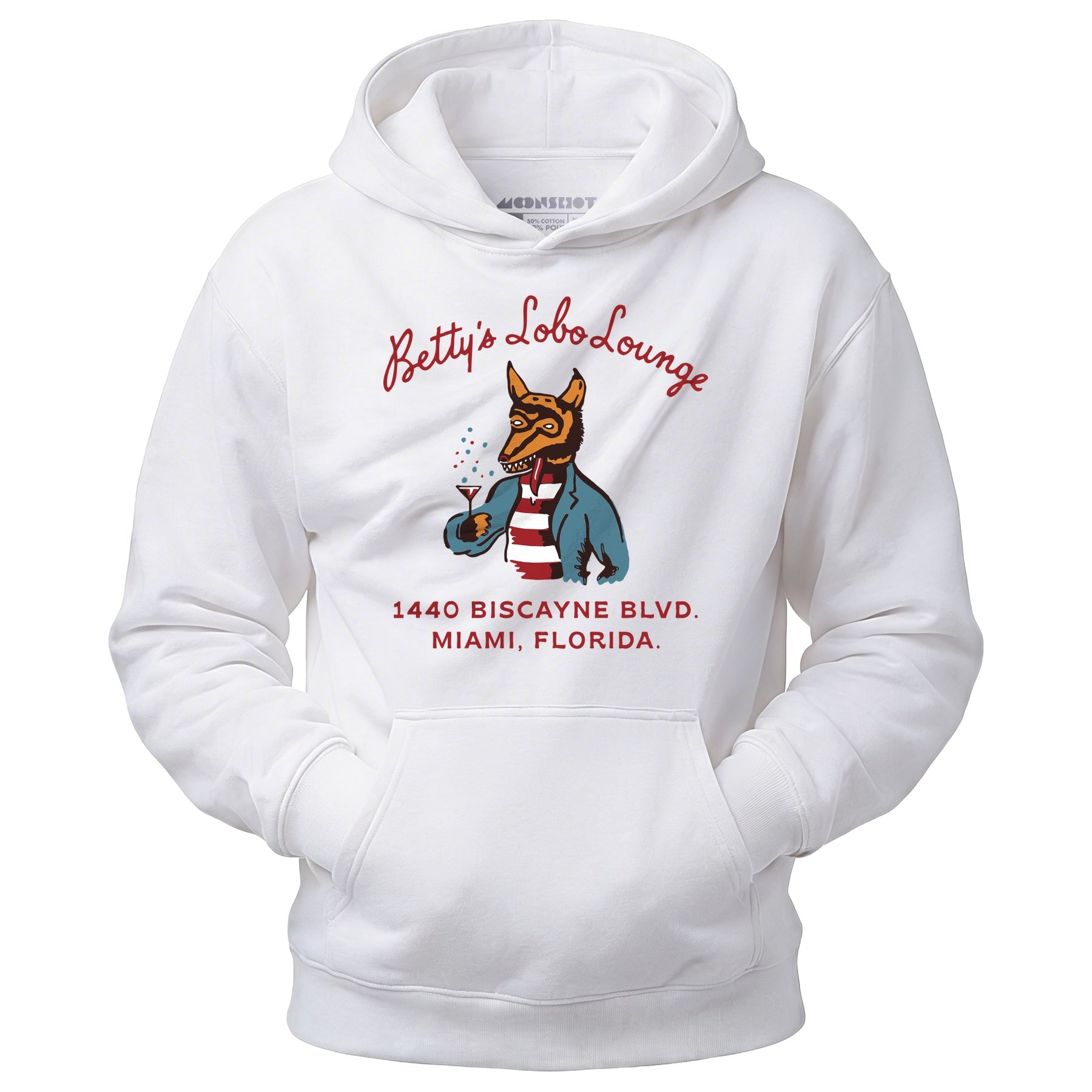 Betty's Lobo Lounge - Miami, FL - Vintage Restaurant - Unisex Hoodie