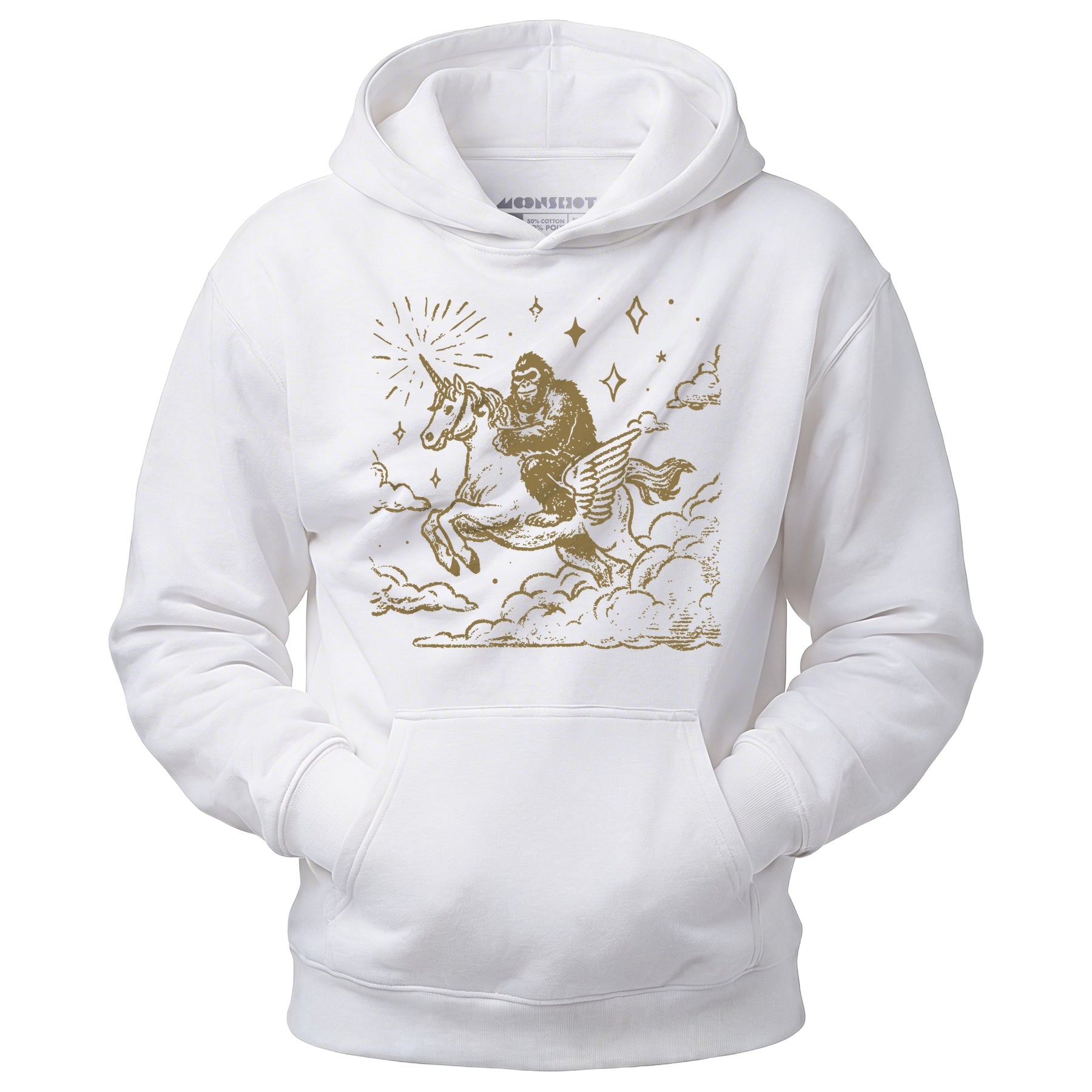 Bigfoot Riding On a Unicorn - Unisex Hoodie