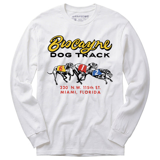 Biscayne Dog Track - Vintage Miami, FL - Long Sleeve T-Shirt