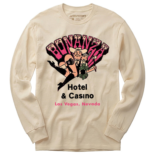 Bonanza Hotel & Casino - Vintage Las Vegas - Long Sleeve T-Shirt
