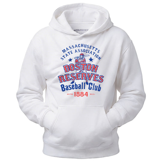 Boston Reserves - Massachusetts - Vintage Defunct Baseball Teams - Unisex Hoodie