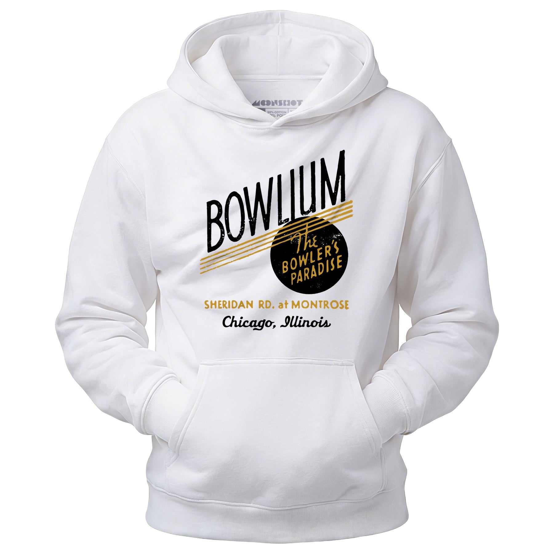 Bowlium - Chicago, IL - Vintage Bowling Alley - Unisex Hoodie