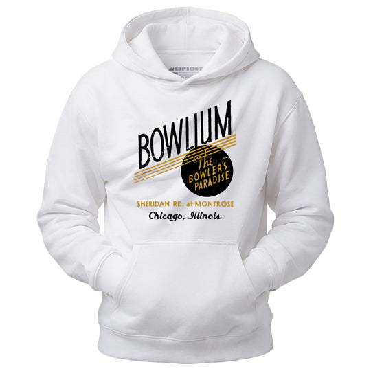 Bowlium - Chicago, IL - Vintage Bowling Alley - Unisex Hoodie