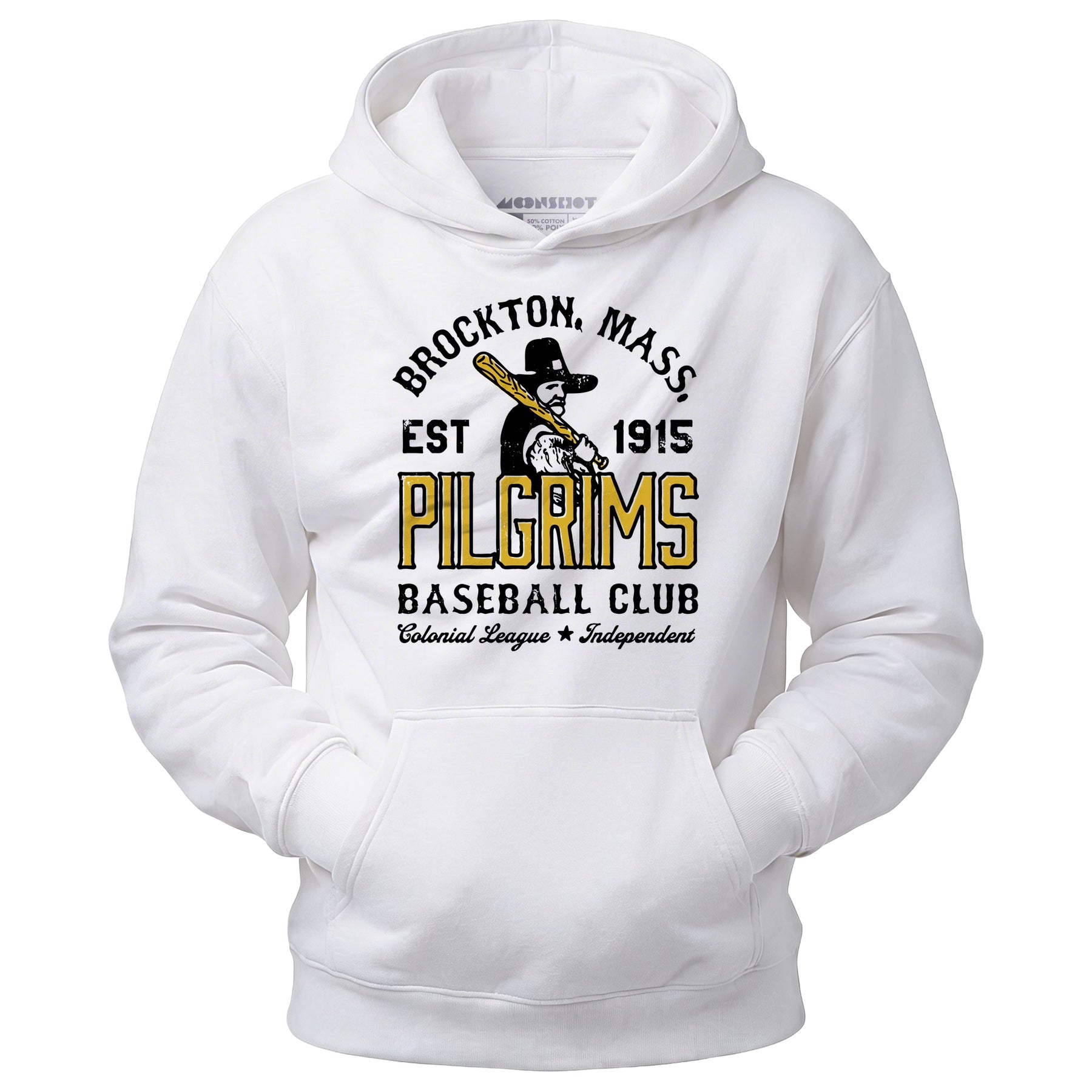 Brockton Pilgrims - Massachusetts - Vintage Defunct Baseball Teams - Unisex Hoodie