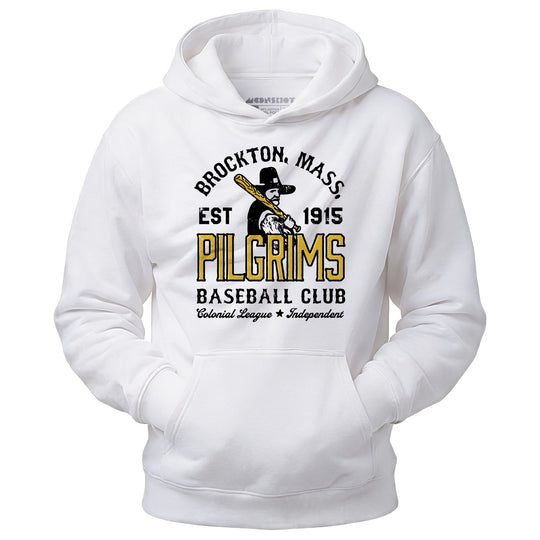 Brockton Pilgrims - Massachusetts - Vintage Defunct Baseball Teams - Unisex Hoodie
