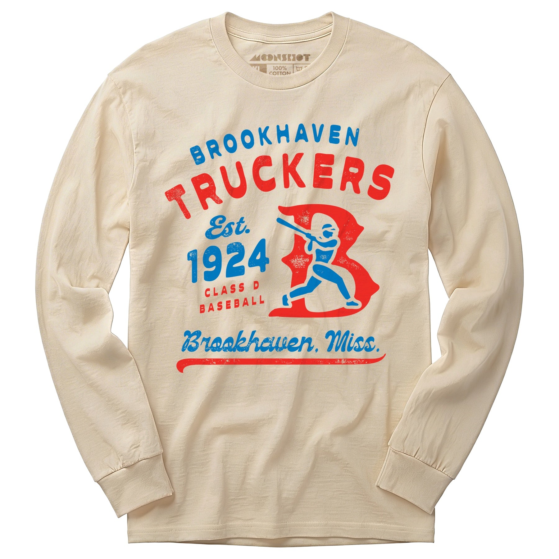 Brookhaven Truckers - Mississippi - Vintage Defunct Baseball Teams - Long Sleeve T-Shirt