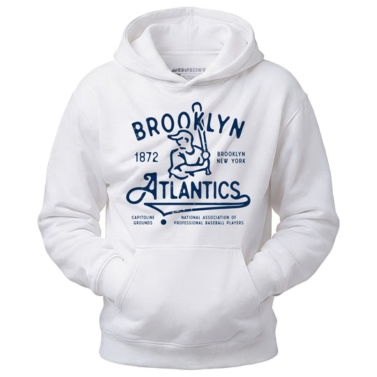 Brooklyn Atlantics - New York - Vintage Defunct Baseball Teams - Unisex Hoodie