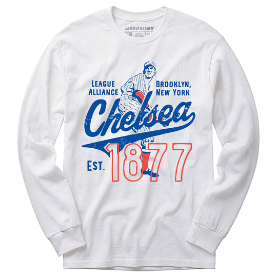 Brooklyn Chelsea - New York - Vintage Defunct Baseball Teams - Long Sleeve T-Shirt