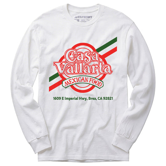 Casa Vallarta - Brea, CA - Vintage Restaurant - Long Sleeve T-Shirt