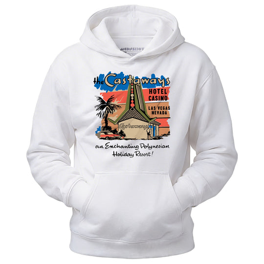 Castaways Polynesian Resort Hotel - Vintage Las Vegas - Unisex Hoodie