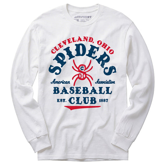 Cleveland Spiders - Ohio - Vintage Defunct Baseball Teams - Long Sleeve T-Shirt