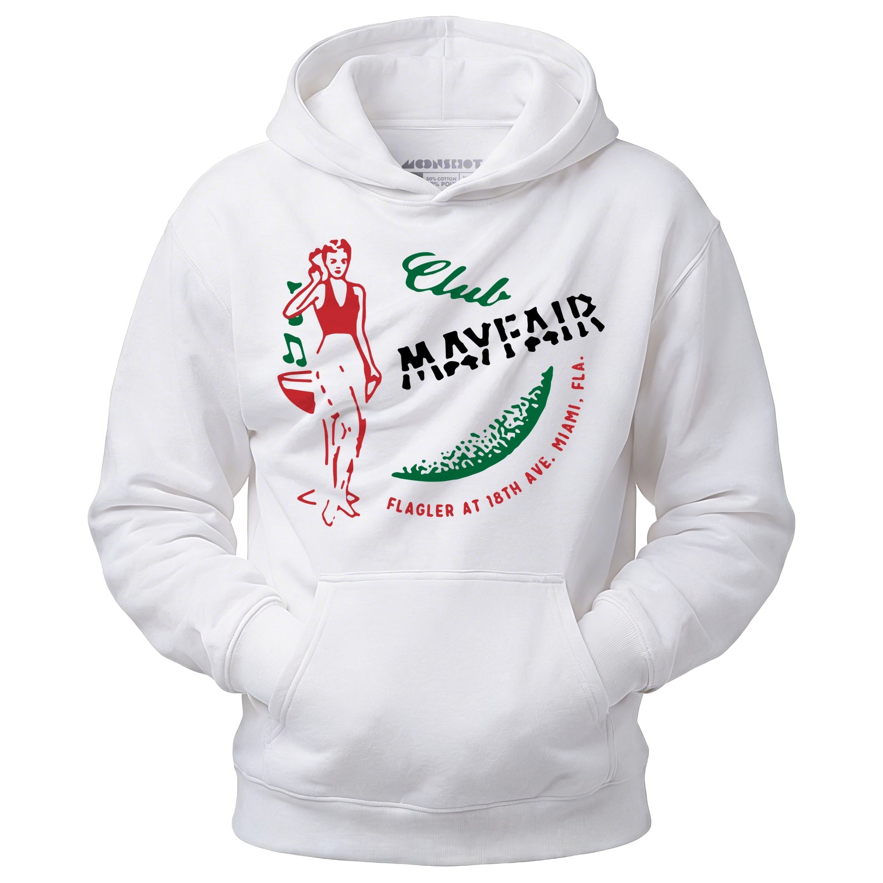 Club Mayfair - Miami, FL - Vintage Restaurant - Unisex Hoodie