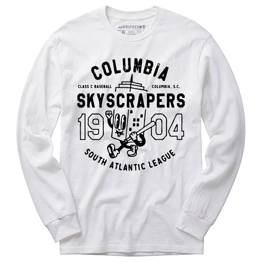 Columbia Skyscrapers - South Carolina - Vintage Defunct Baseball Teams - Long Sleeve T-Shirt