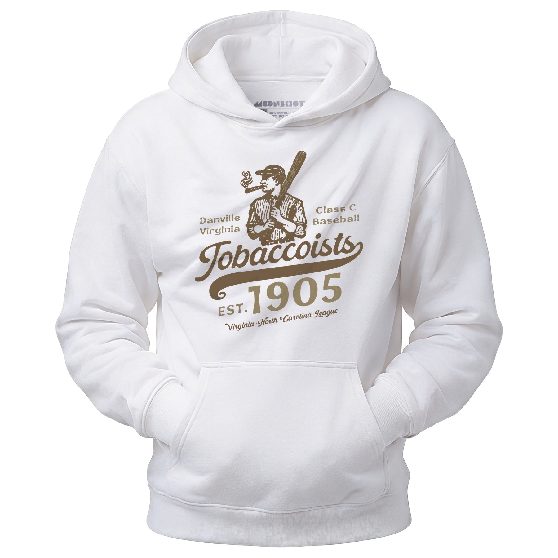 Danville Tobaccoists - Virginia - Vintage Defunct Baseball Teams - Unisex Hoodie