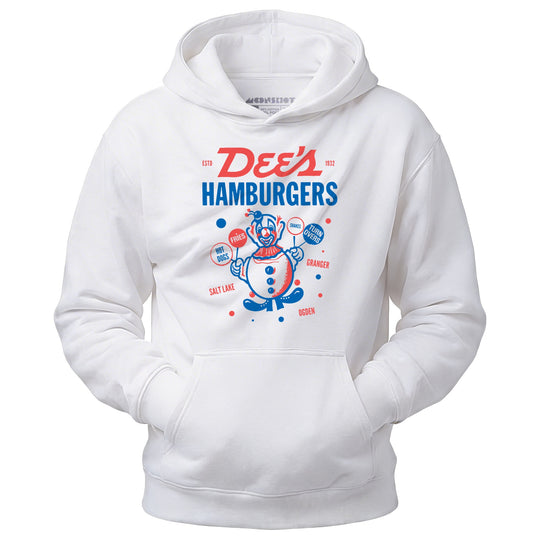 Dee's Hamburgers - Salt Lake City, UT - Vintage Restaurant - Unisex Hoodie